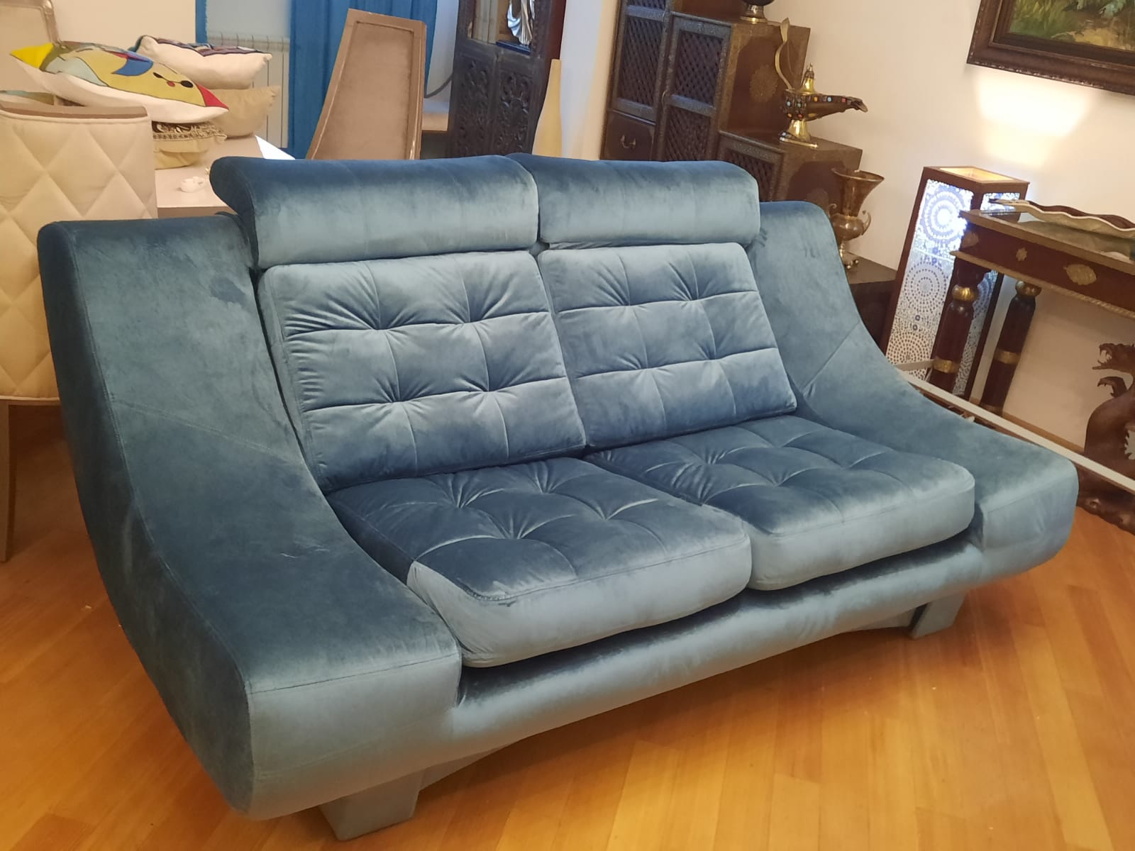 Обивка дивана на дому. Лихославль